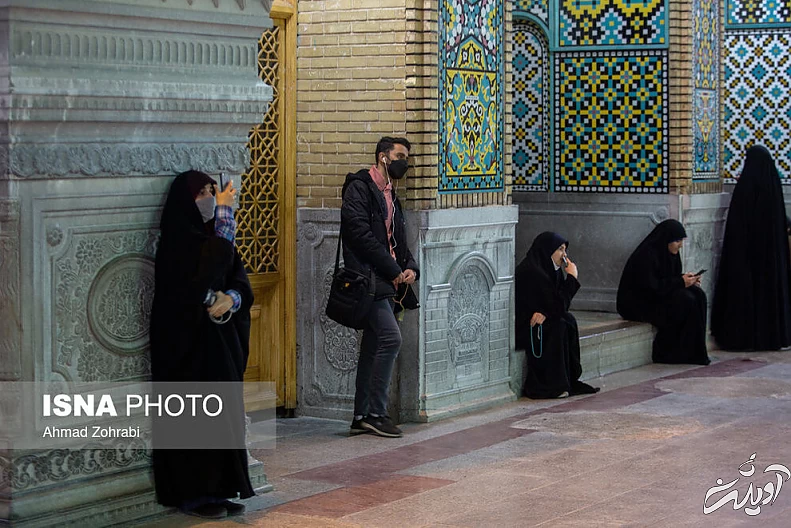 (تصاویر) شب آرزو‌ها در حرم حضرت فاطمه معصومه(س)